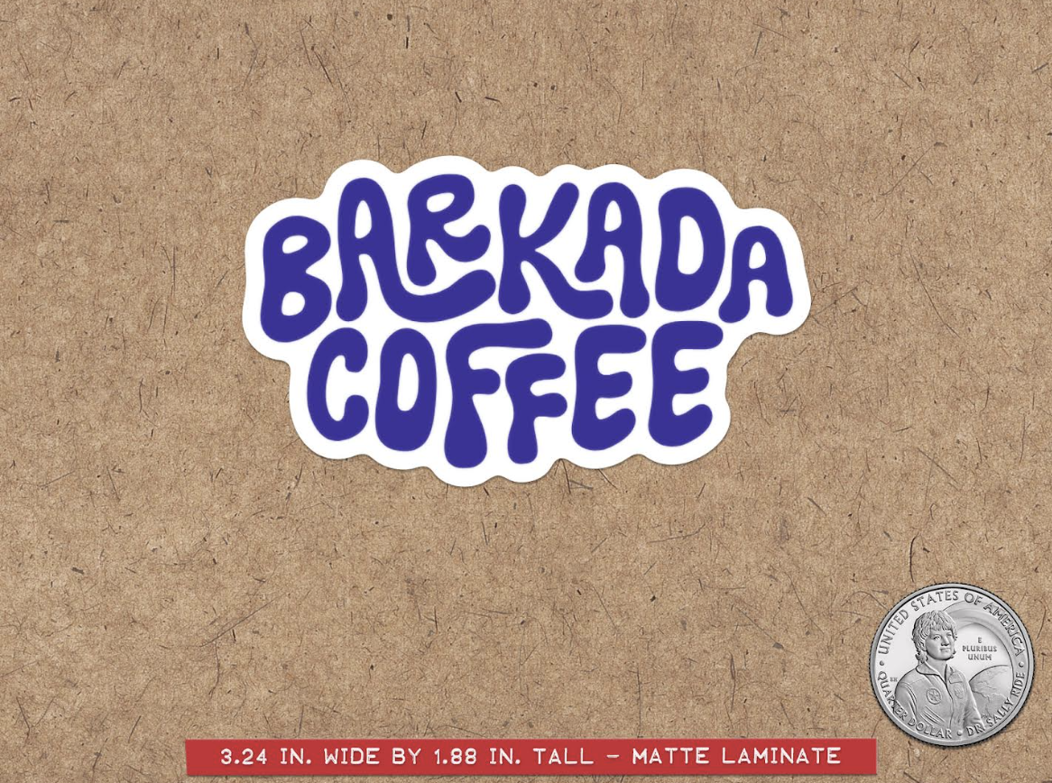 Barkada Coffee Sticker (3x2)